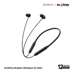 OnePlus Bullets Wireless Z2 ANC Bluetooth Neckband -45dB ANC