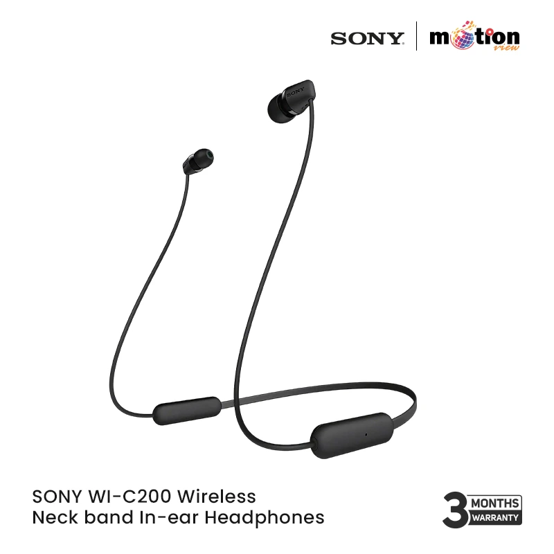 Ear Headphones Sony Best Neckband Earphones SONY WI-C200 Wireless - Main Image