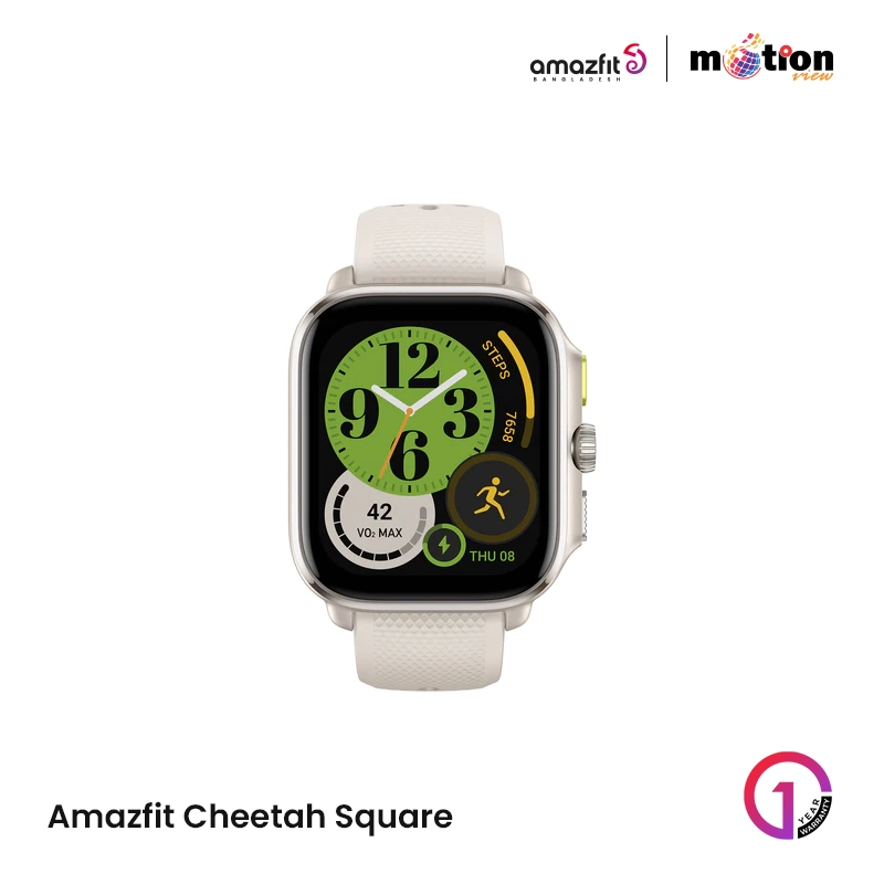 Amazfit Cheetah (Square) AI-powered GPS smartwatch in Bangladesh