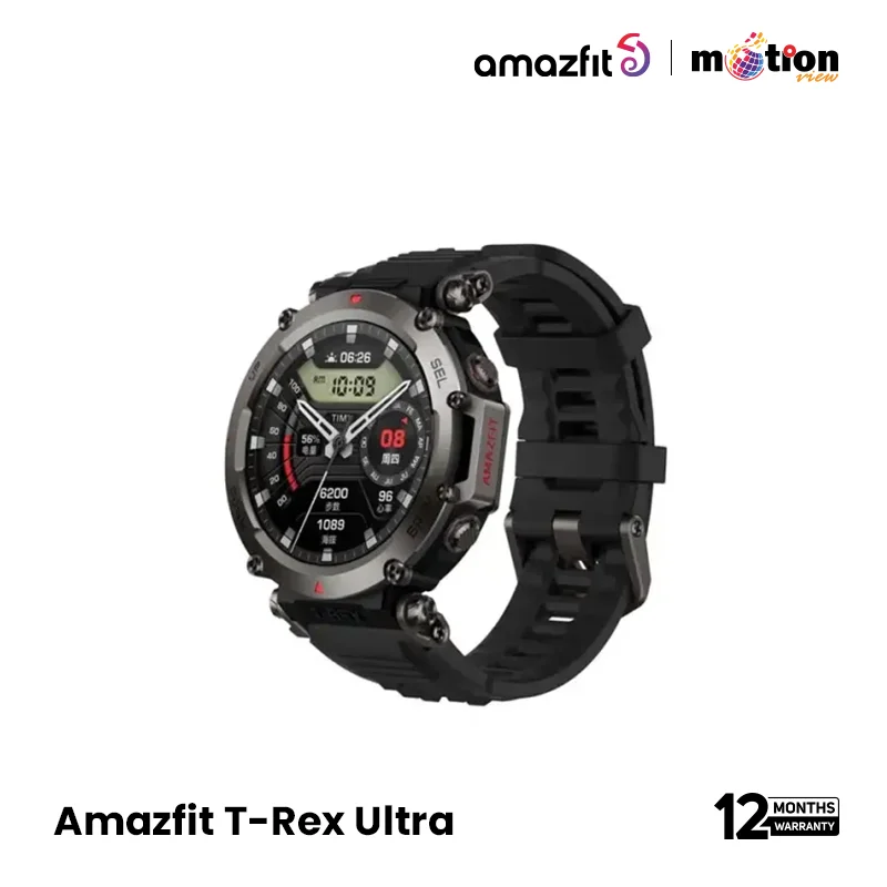 Amazfit T-Rex Ultra Rugged with GPS Smart watch