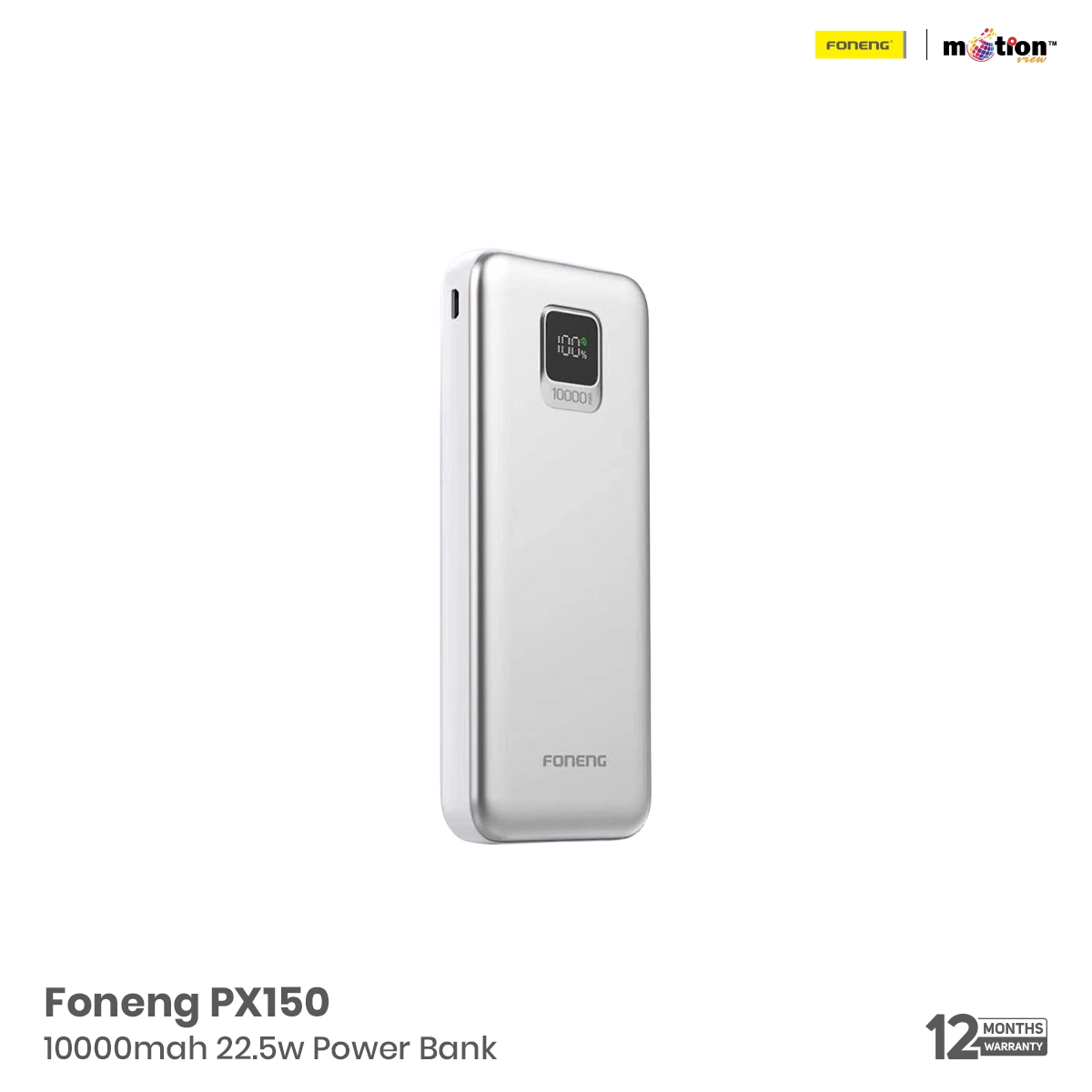 Foneng PX150 22.5W 10000mAh Grey Power Bank